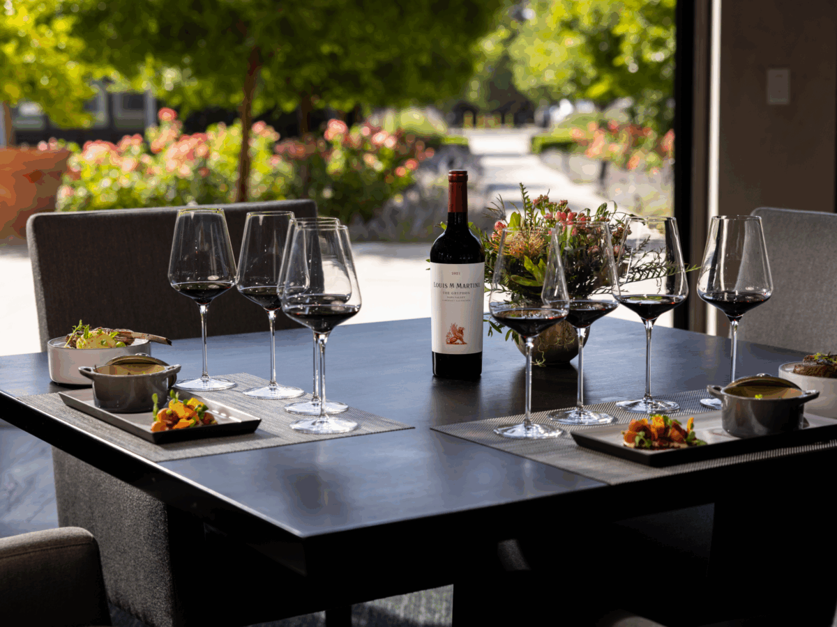 Louis M. Martini Crown Collection Tasting Flight and Food Pairing