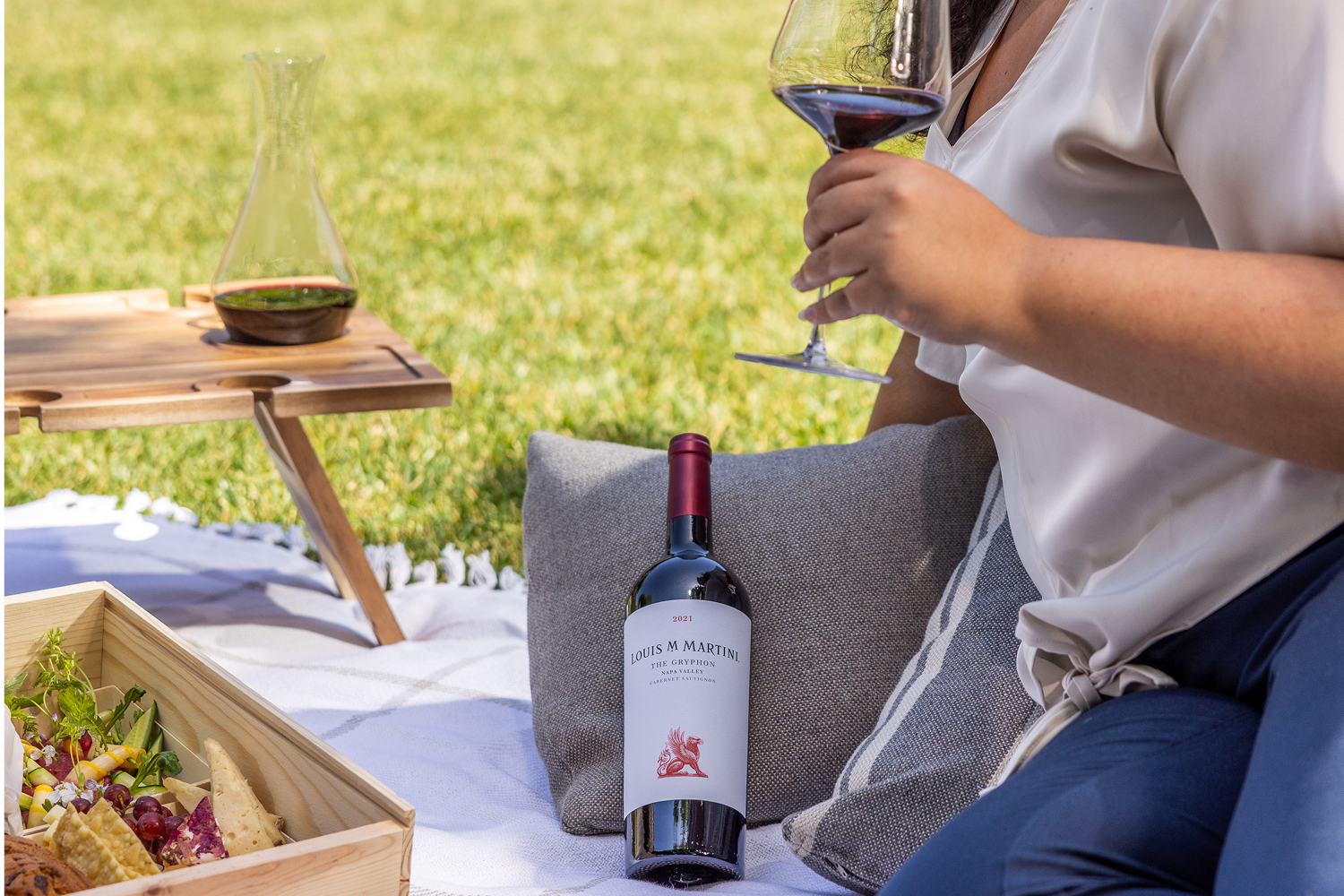 Louis M. Martini Pairings in the Park Experience with The Gryphon Cabernet Sauvignon