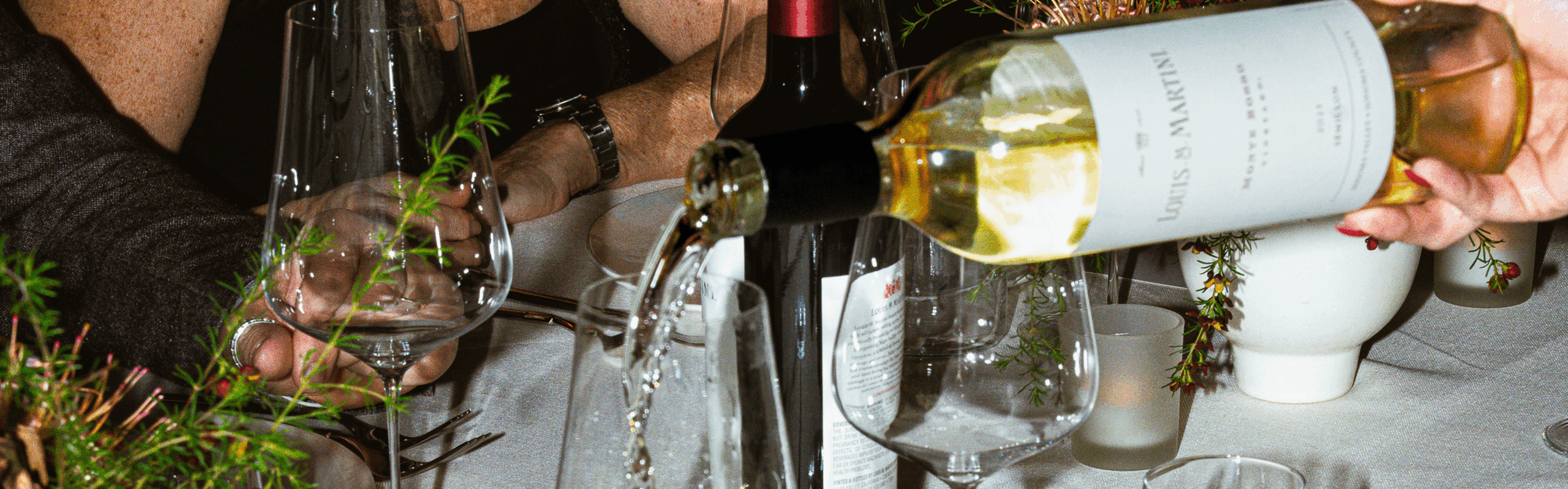 monte rosso vineyard semillon wine being poured into glass