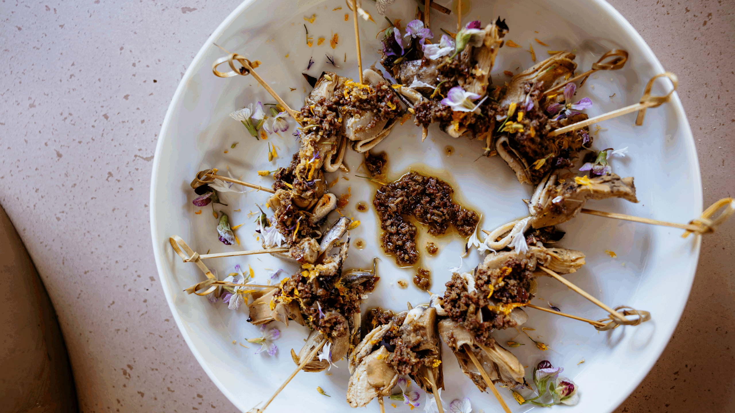 spring inspired food dish