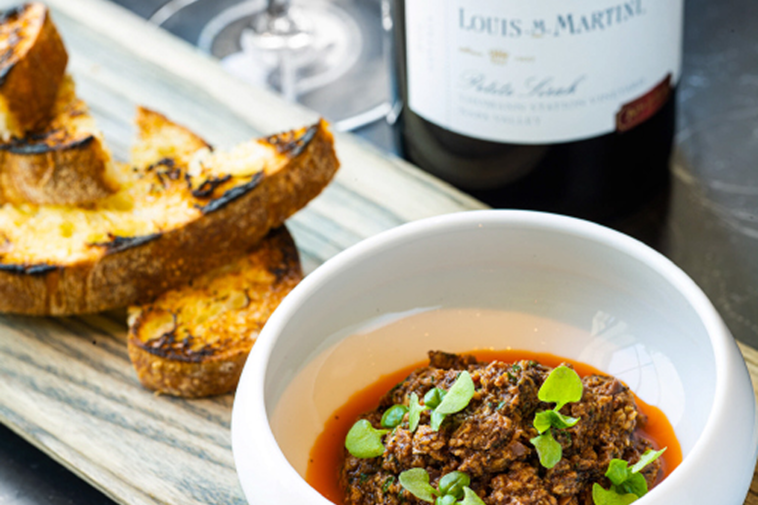 recipes by chef aaron meneghelli at louis m martini