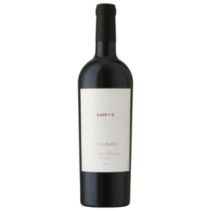 lot 1 cabernet sauvignon bottle