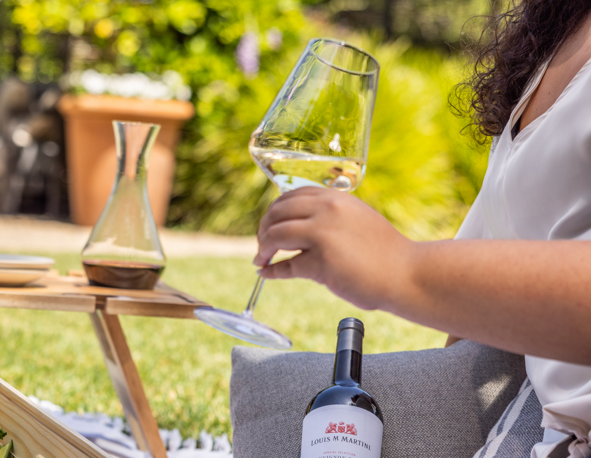 by the bottle or by the glass service at louis m. martini winery
