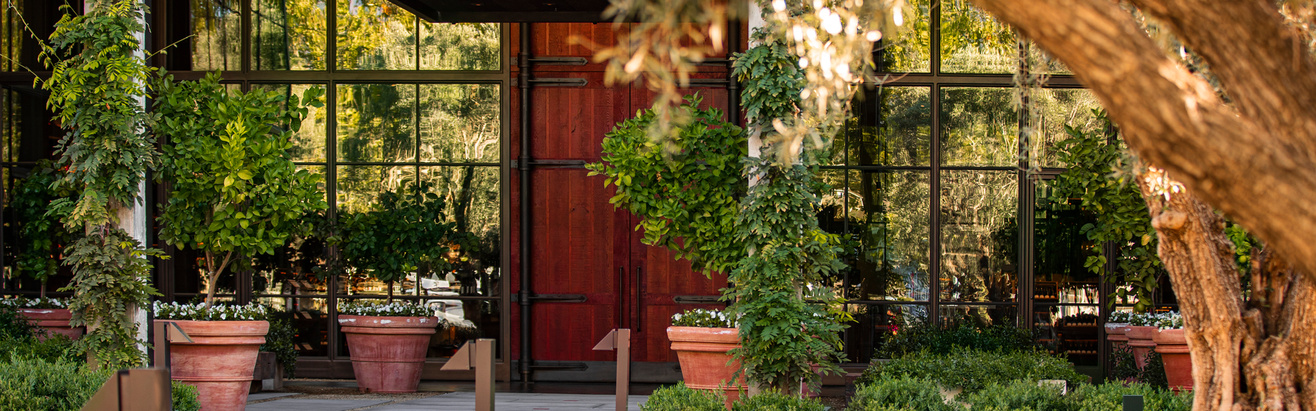 entrance to Louis m. martini winery